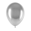 Balony srebrne efekt chromu 5 sztuk